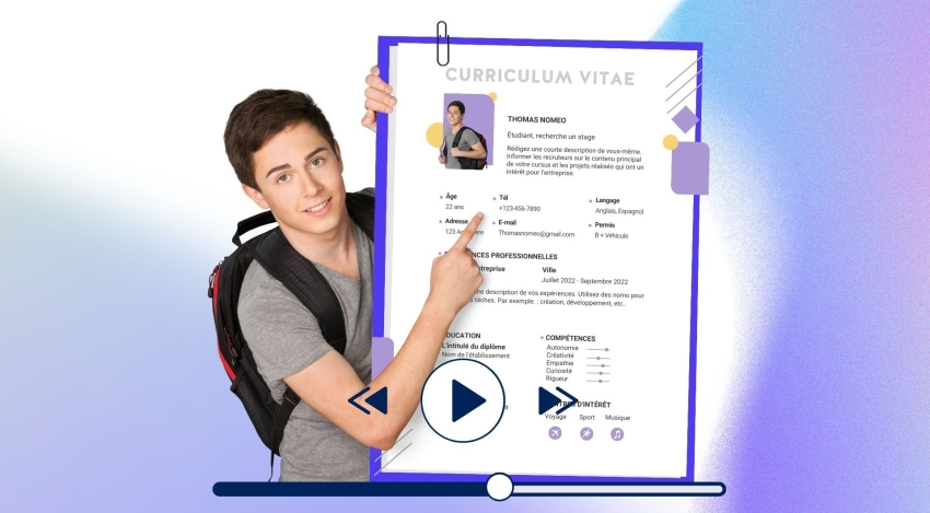 CV vidéo étudiant : nos astuces pour se distinguer avec succès