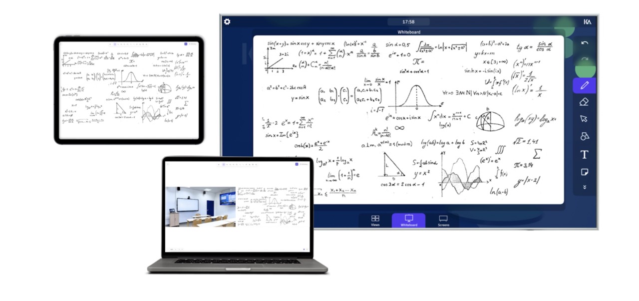 Tableau partagé interactif